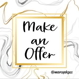 Love the item, but not the price?Make me an offer!